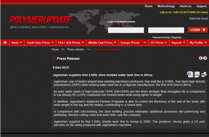 Continuous Type Extrusion Blow Moulding Machine